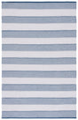 Safavieh Striped Kilim Stk803F Grey/Blue Rug.