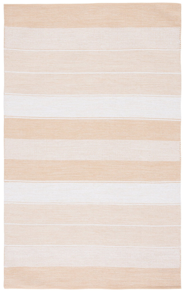 Safavieh Striped Kilim Stk804D Ivory/Gold Rug.