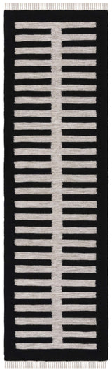 Safavieh Striped Kilim Stk806B Beige/Black Rug.