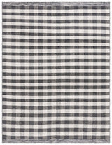 Safavieh Striped Kilim Stk807Z Black/Ivory Rug.
