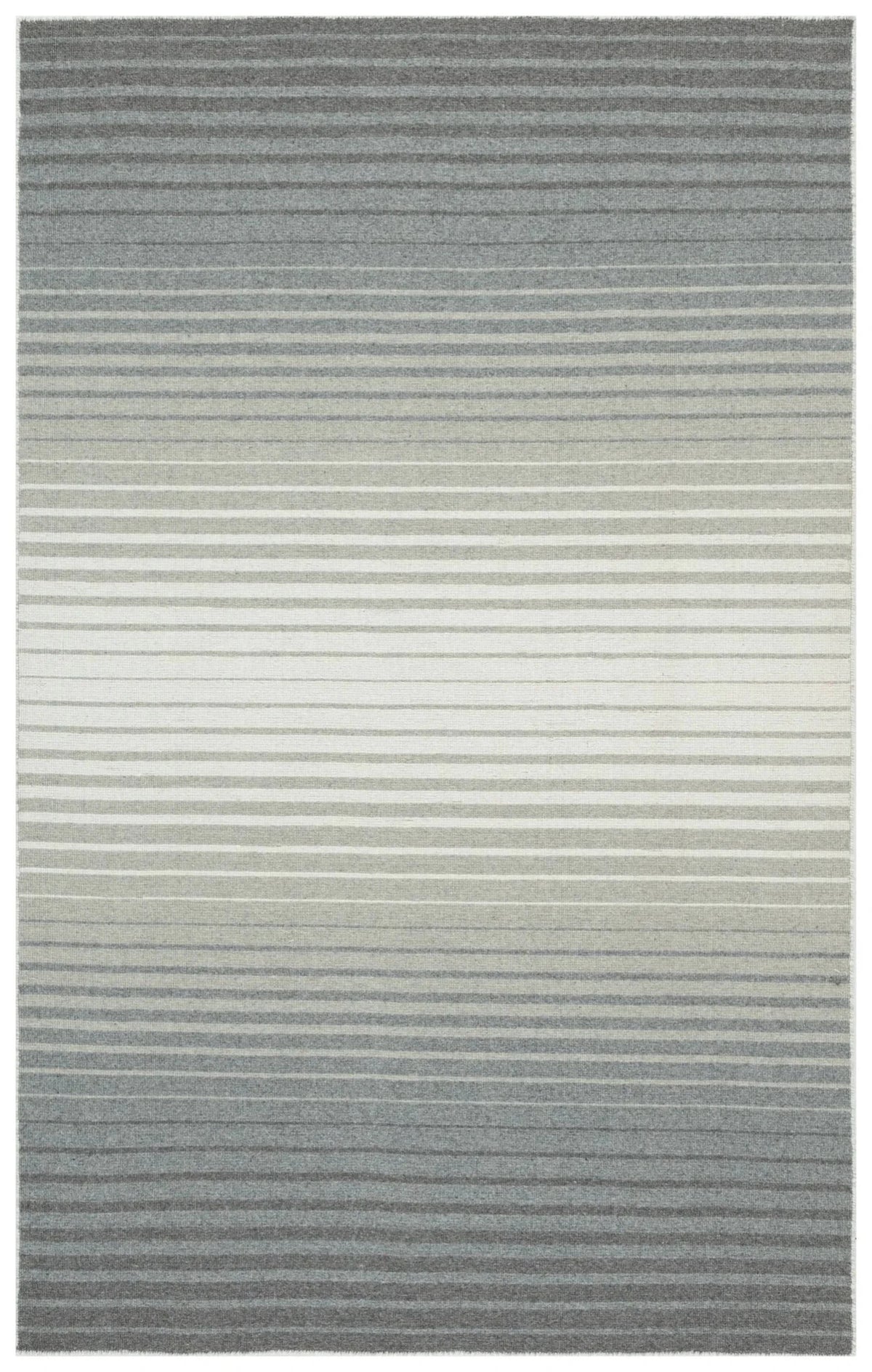 Safavieh Striped Kilim 4'-0" x 6'-0" Rug in Grey / Ivory