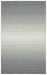 Safavieh Striped Kilim 4'-0" x 6'-0" Rug in Grey / Ivory