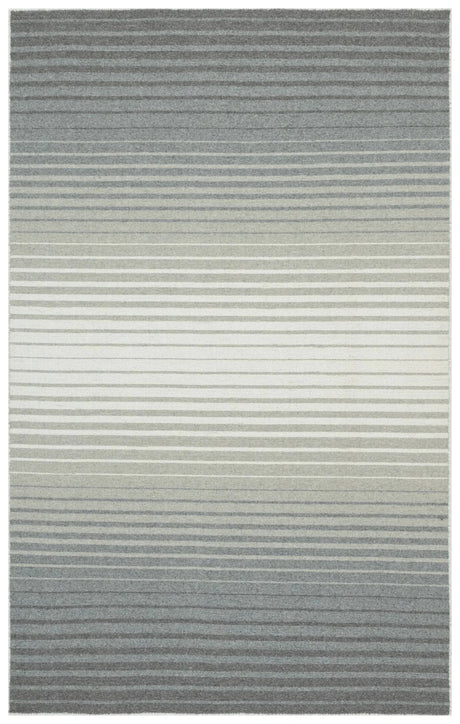 Safavieh Striped Kilim 4'-0" x 6'-0" Rug in Grey / Ivory