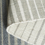 Safavieh Striped Kilim 4'-0" x 6'-0" Rug in Grey / Ivory