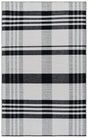 Safavieh Striped Kilim 4'-0" x 6'-0" Rug in Black / Light Blush