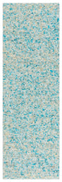 Safavieh Studio Leather 2'-3" x 7'-0" Rug in Turquoise / Gold