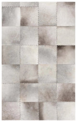 Safavieh Studio Leather 5'-0" x 8'-0" Rug in Grey