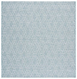 Safavieh Sunset 6'-7" x 6'-7" Rug in Aqua / Beige