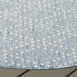 Safavieh Sunset 6'-7" x 6'-7" Rug in Aqua / Beige