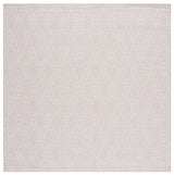 Safavieh Sunset 6'-7" x 6'-7" Rug in Salmon / Grey
