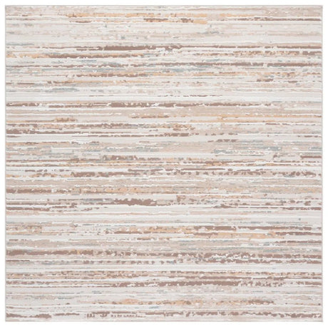 Safavieh Sydney 6'-6" x 6'-6" Rug in Beige / Brown Ivory
