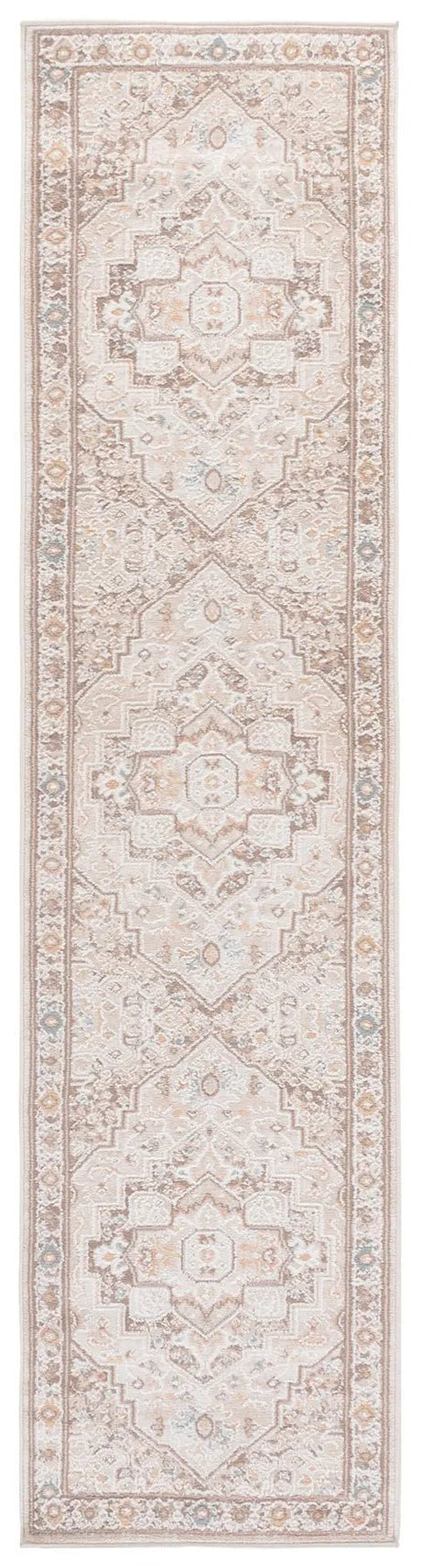 Safavieh Sydney 2'-0" x 8'-0" Rug in Beige / Brown Ivory