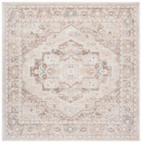 Safavieh Sydney 6'-6" x 6'-6" Rug in Beige / Brown Ivory