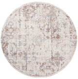 Safavieh Sydney 6'-6" x 6'-6" Rug in Beige / Brown Grey
