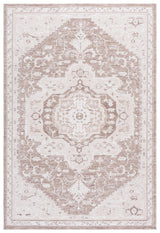 Safavieh Sydney 4'-0" x 6'-0" Rug in Beige / Brown Ivory