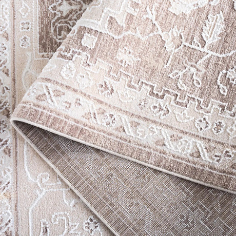 Safavieh Sydney 4'-0" x 6'-0" Rug in Beige / Brown Ivory
