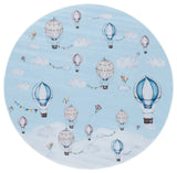 Safavieh Tacoma Kids 100 5'-0" x 5'-0" Rug in Ivory / Blue