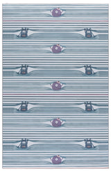 Safavieh Tacoma Kids 100 5'-0" x 8'-0" Rug in Grey / Blue
