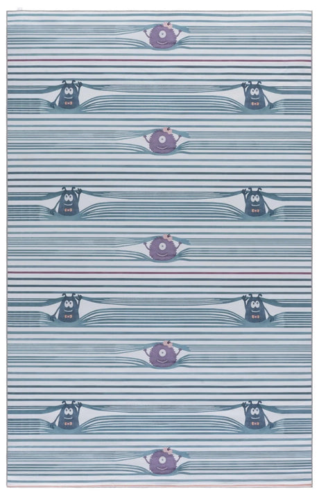 Safavieh Tacoma Kids 100 5'-0" x 8'-0" Rug in Grey / Blue