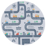 Safavieh Tacoma Kids 100 5'-0" x 5'-0" Rug in Ivory / Grey