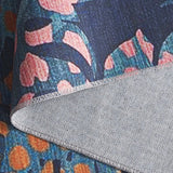 Safavieh Tacoma 4'-0" x 6'-0" Rug in Navy / Green