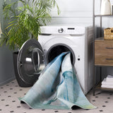 Safavieh Tacoma 4'-0" x 6'-0" Rug in Light Blue / Ivory