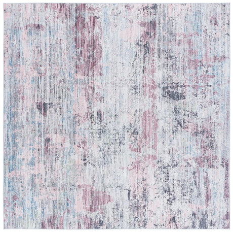 Safavieh Tacoma 6'-0" x 6'-0" Rug in Plum / Green