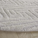 Safavieh Tahoe Shag 6'-7" x 6'-7" Rug in Ivory
