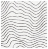 Safavieh Tahoe Shag 6'-7" x 6'-7" Rug in Ivory / Grey