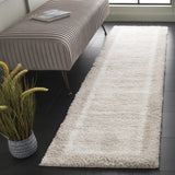 Safavieh Tahoe Shag 2'-0" x 8'-0" Rug in Beige / Ivory