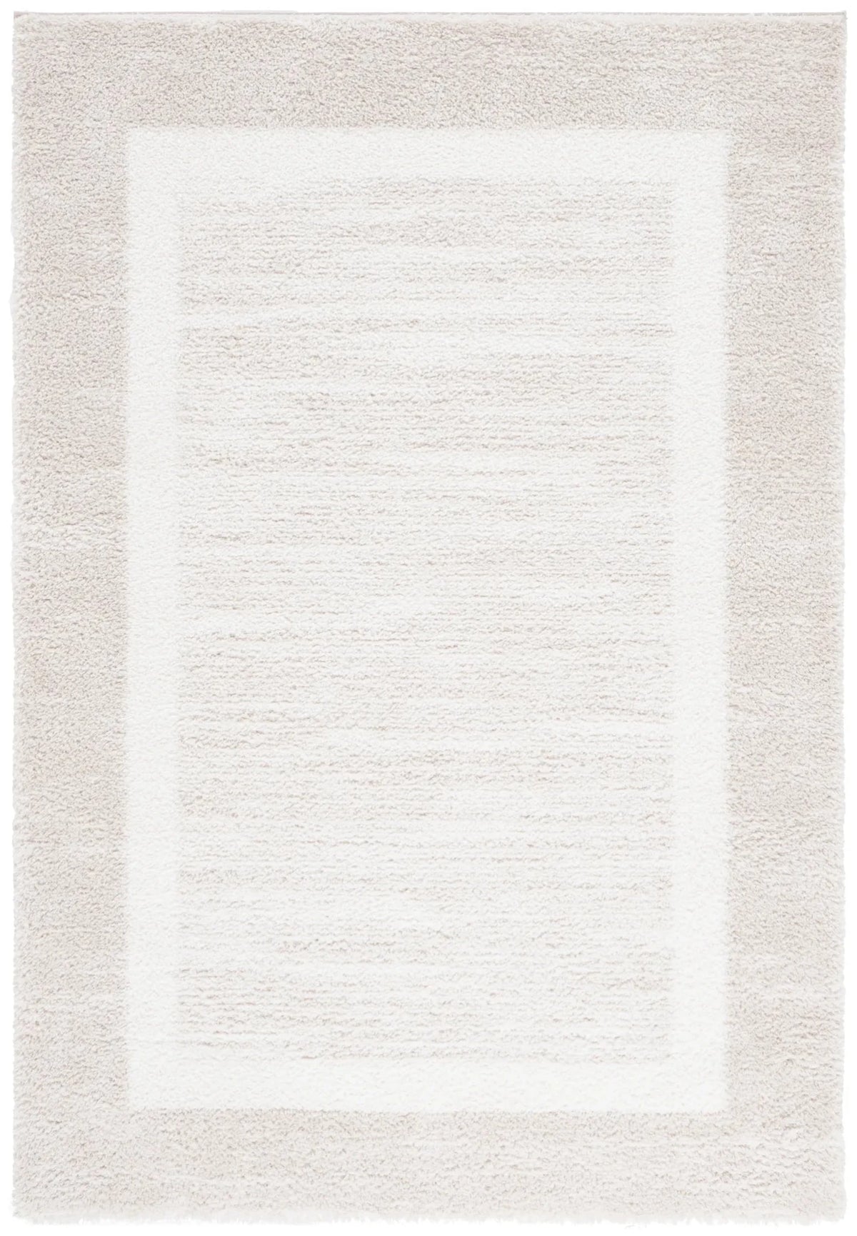 Safavieh Tahoe Shag 4'-0" x 6'-0" Rug in Beige / Ivory