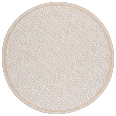 Safavieh Terrace 800 6'-7" x 6'-7" Rug in Beige / Ivory