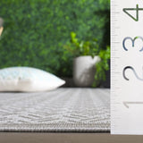 Safavieh Terrace 800 4'-0" x 6'-0" Rug in Grey / Ivory