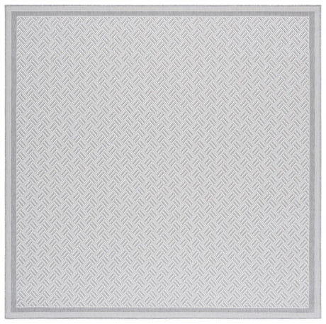 Safavieh Terrace 800 6'-7" x 6'-7" Rug in Grey / Ivory