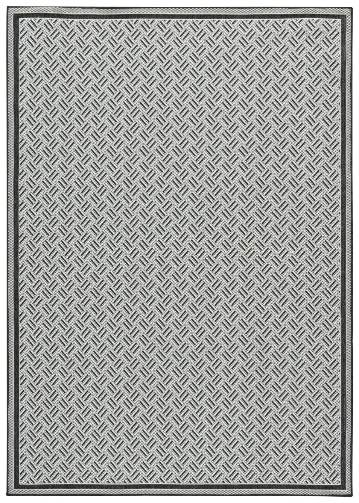 Safavieh Terrace 800 4'-0" x 6'-0" Rug in Black / White