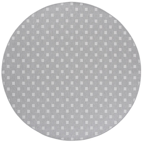 Safavieh Terrace 800 6'-7" x 6'-7" Rug in Grey / Ivory