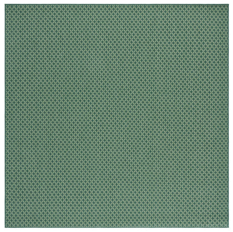Safavieh Terrace 800 6'-7" x 6'-7" Rug in Dark Green / Light Green