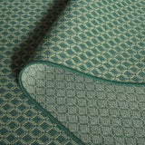 Safavieh Terrace 800 4'-0" x 6'-0" Rug in Dark Green / Light Green
