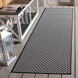 Safavieh Terrace 800 2'-3" x 8'-0" Rug in Black / White