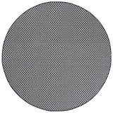 Safavieh Terrace 800 6'-7" x 6'-7" Rug in Black / White