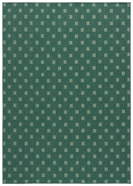 Safavieh Terrace 800 4'-0" x 6'-0" Rug in Dark Green / Light Green