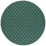 Safavieh Terrace 800 6'-7" x 6'-7" Rug in Dark Green / Light Green