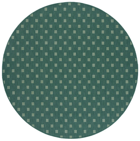 Safavieh Terrace 800 6'-7" x 6'-7" Rug in Dark Green / Light Green