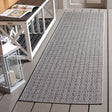 Safavieh Terrace 800 2'-3" x 8'-0" Rug in Grey / Dark Grey