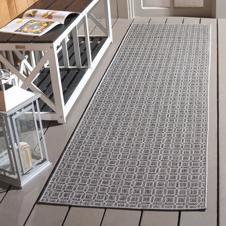 Safavieh Terrace 800 2'-3" x 8'-0" Rug in Grey / Dark Grey