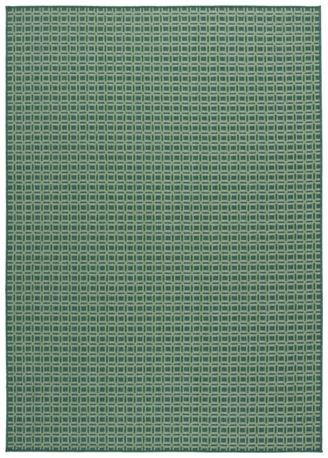 Safavieh Terrace 800 4'-0" x 6'-0" Rug in Dark Green / Light Green