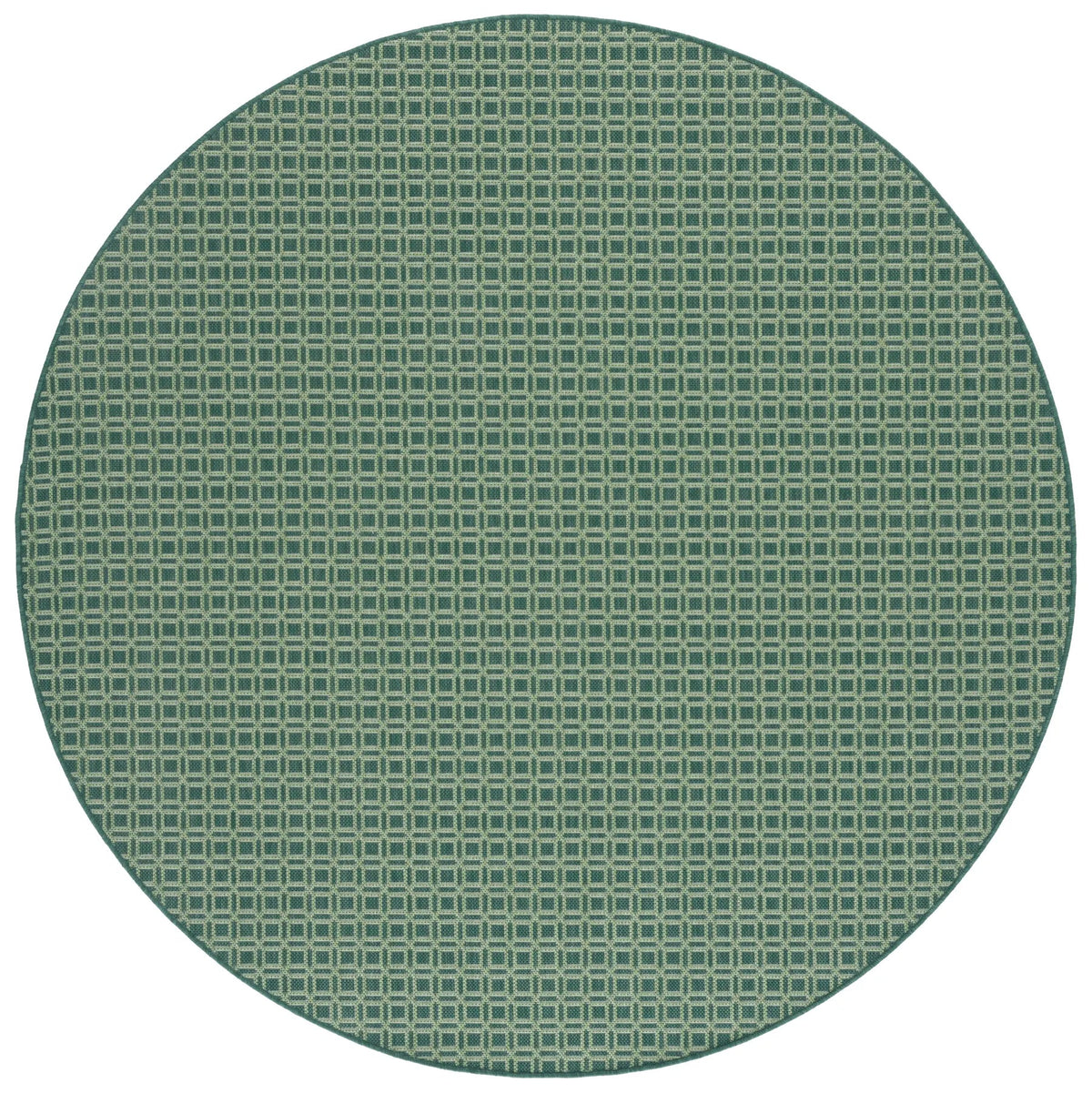 Safavieh Terrace 800 6'-7" x 6'-7" Rug in Dark Green / Light Green