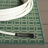 Safavieh Terrace 800 4'-0" x 6'-0" Rug in Dark Green / Light Green