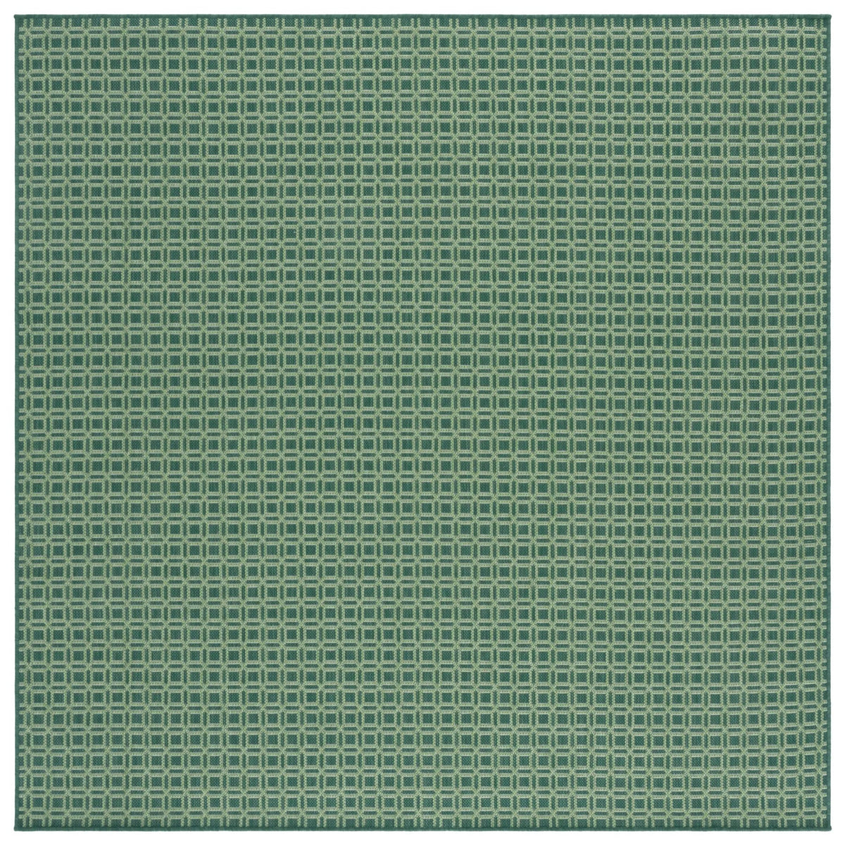 Safavieh Terrace 800 6'-7" x 6'-7" Rug in Dark Green / Light Green