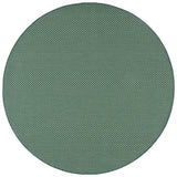 Safavieh Terrace 800 6'-7" x 6'-7" Rug in Green / Ivory
